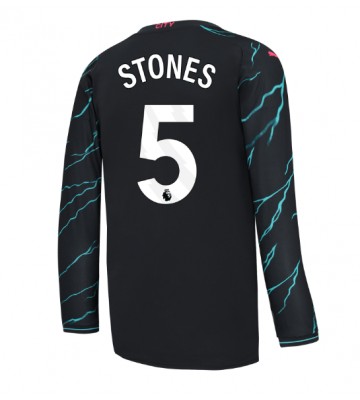 Manchester City John Stones #5 Kolmaspaita 2023-24 Pitkät Hihat